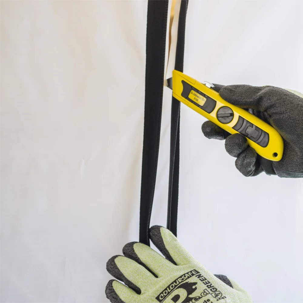 Porte Zip Noire 2.2m Pour Système Quickprop