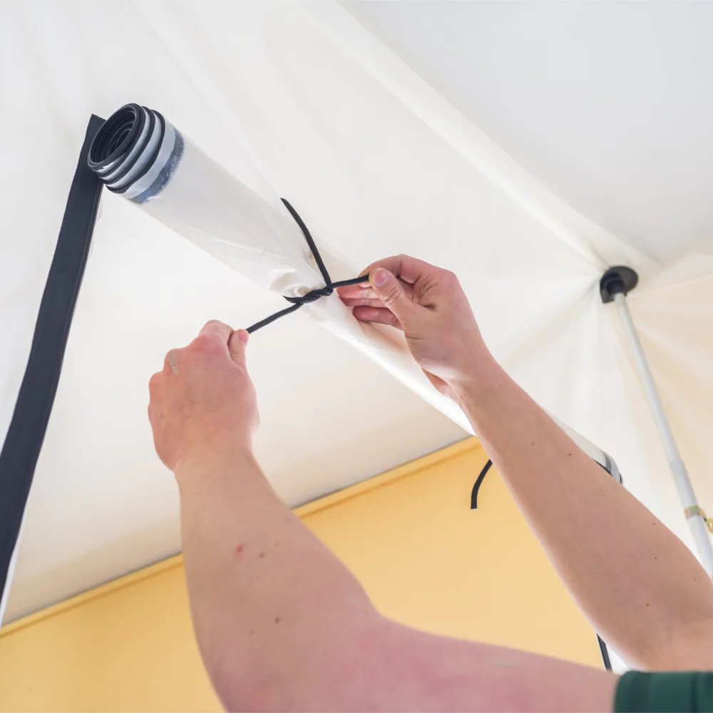 Porte Zip Noire 2.2m Pour Système Quickprop