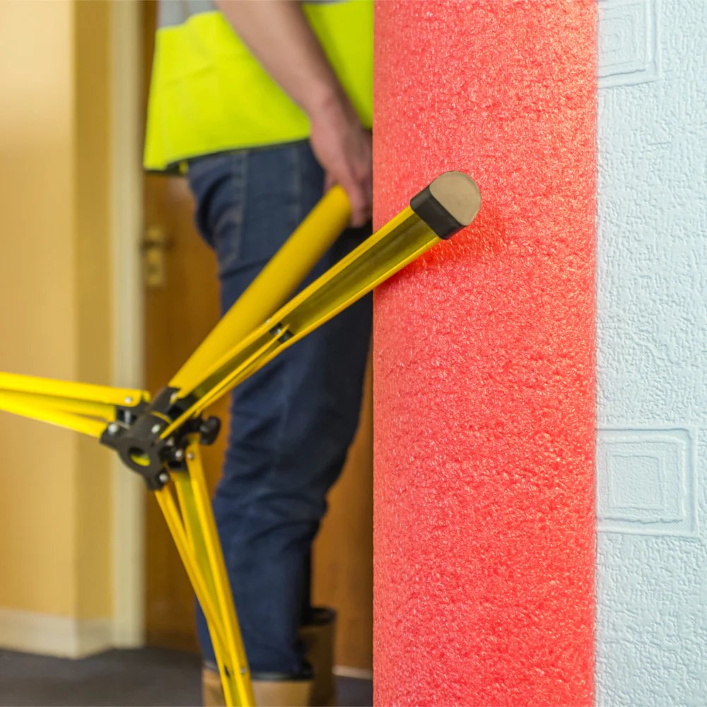 Bâti de Porte Mousse Rouge extensible Hauteur 2,15m