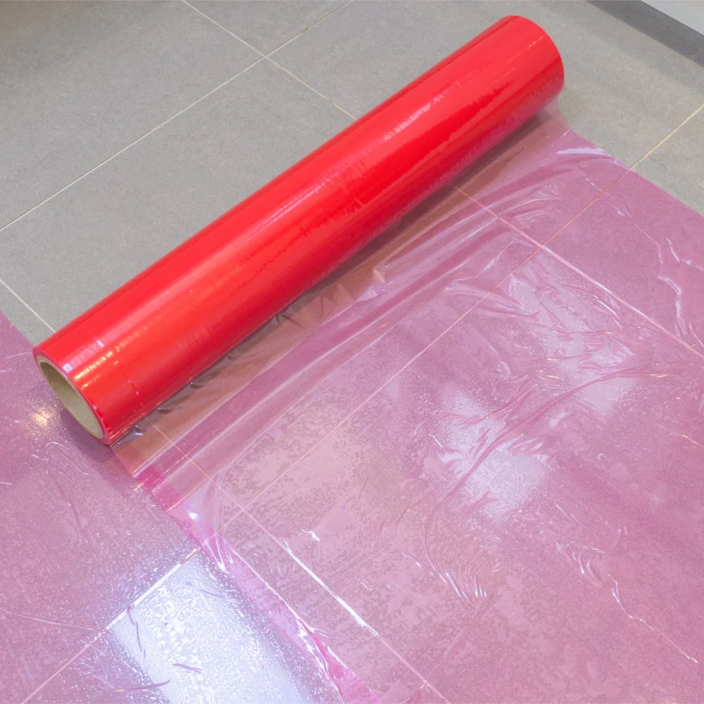 Film Multi-Usage Rouge 50µm Rouge Imprimé - 0.6m x 50m