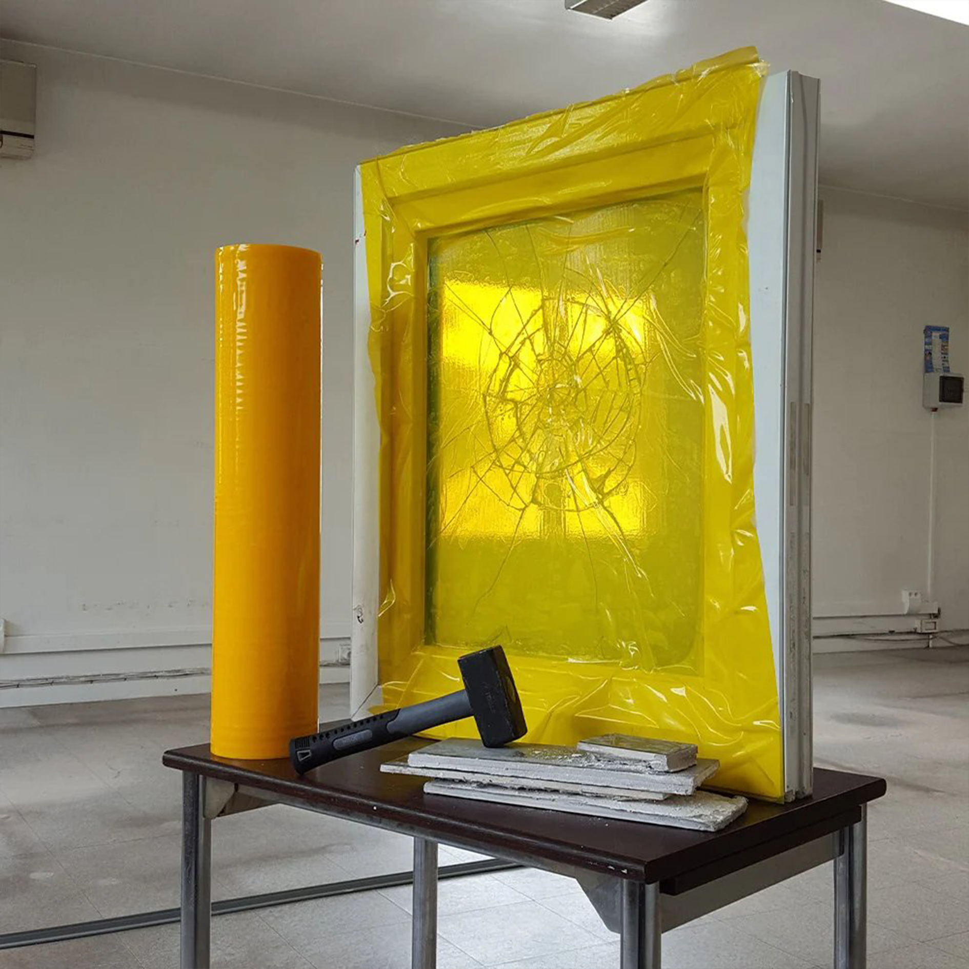 Film de Démolition 150µm Jaune Anti-UV - 0.6m x 50m