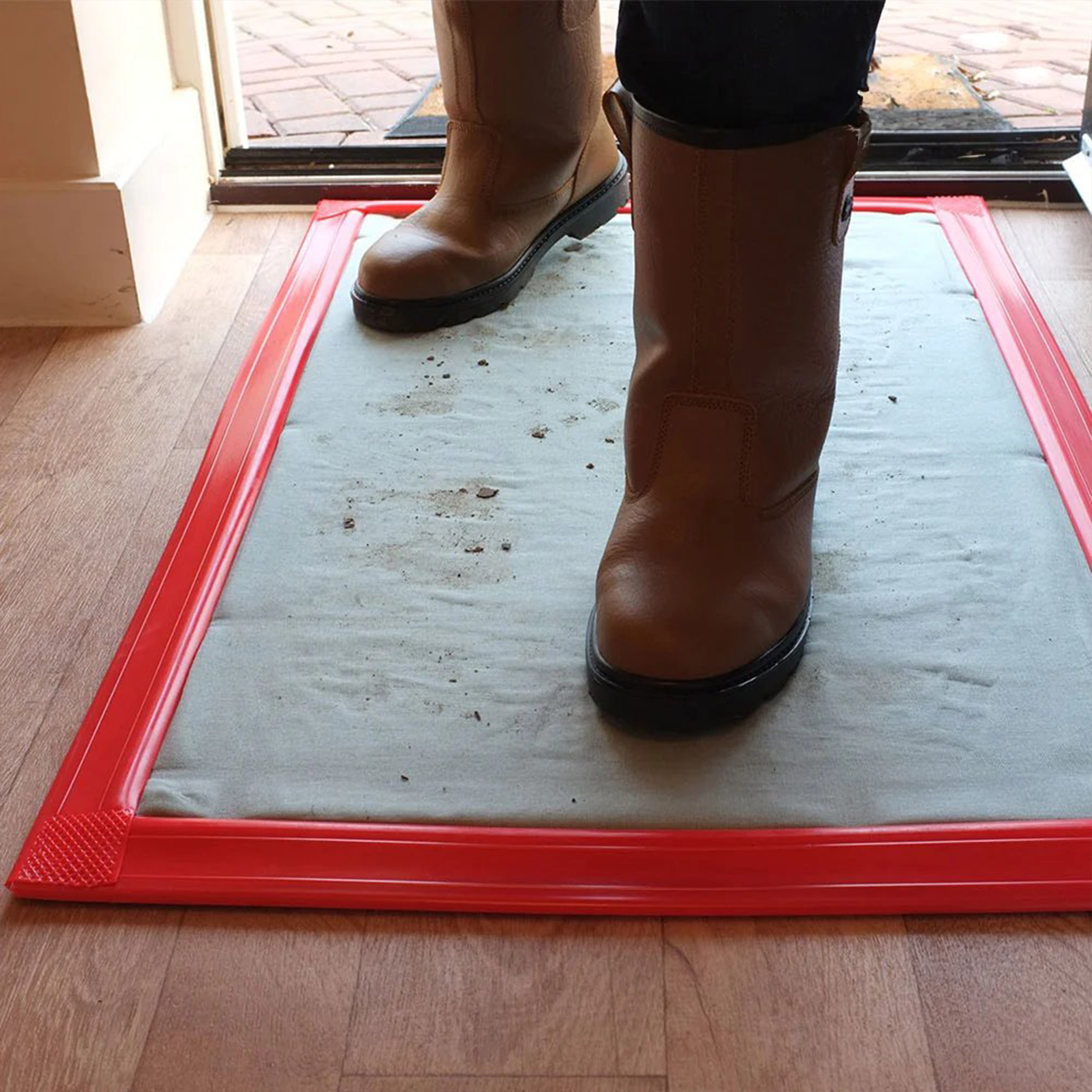 Tapis Collant Renforcé - 36 Feuilles - 0.6m x 0.9m (Lot de 2 Tapis)