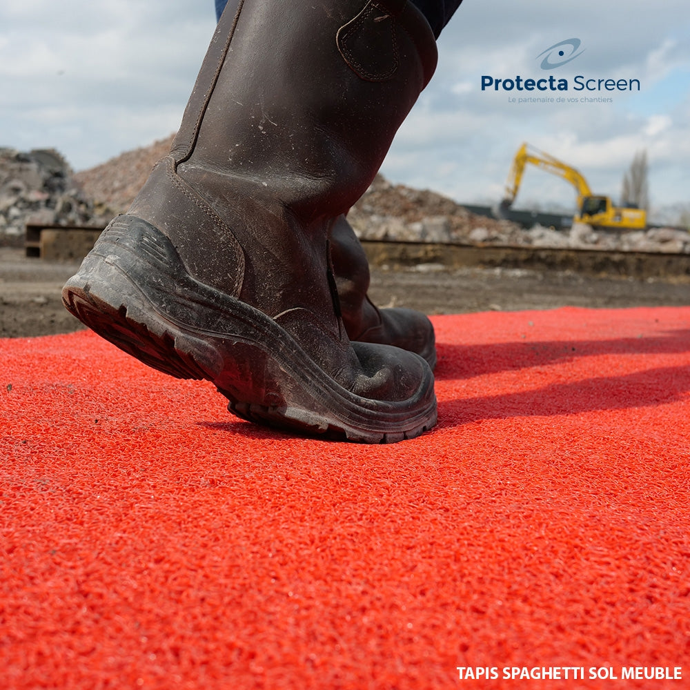 Tapis Spaghetti Sol Meuble 14mm - 1m x 10m